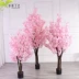 Hoa anh đào màu hồng lãng mạn lớn nhiều hoa nhân tạo cây cảnh sàn chậu chậu nhân tạo cây cảnh vườn - Hoa nhân tạo / Cây / Trái cây Hoa nhân tạo / Cây / Trái cây