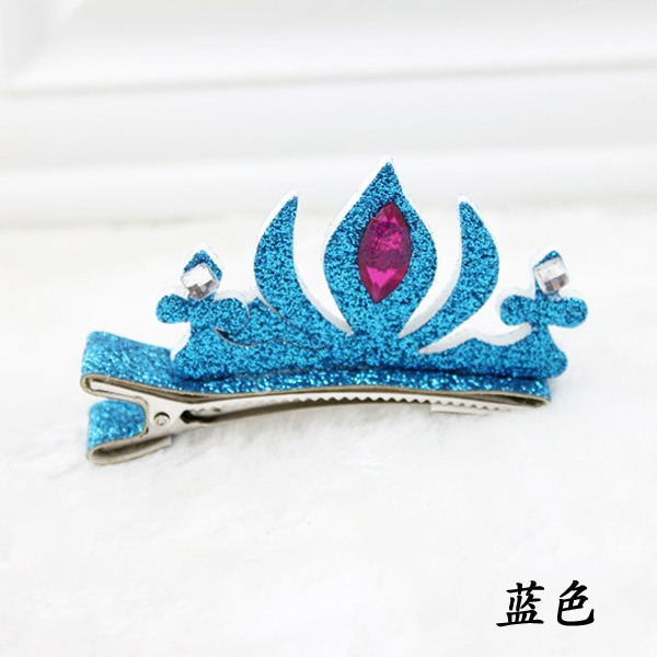 Korean children hair accessories Girls stereoscopic Crown Princess hairpin side folder Korean version of the cartoon baby bangs head ornaments