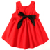 2018 mùa hè cô gái mới lớn nơ đỏ tie vest váy trẻ em ăn mặc giản dị trẻ em ăn mặc váy Váy