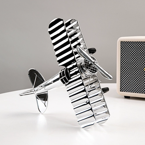 Модель самолета, металлический настольный декор для друга