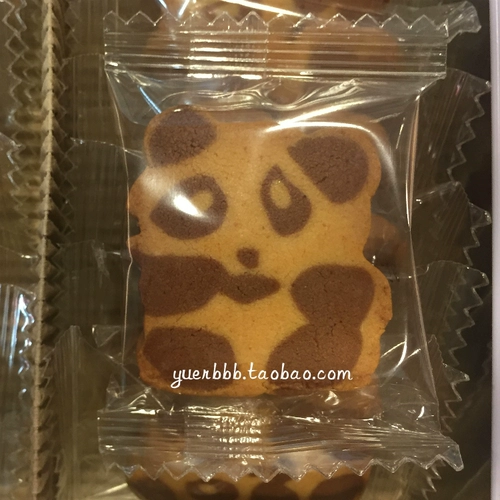 Гонконг приобретает Qihua Bakery Family Panda Avocado Cooky Biscuits подарочная коробка импортированная закуска.