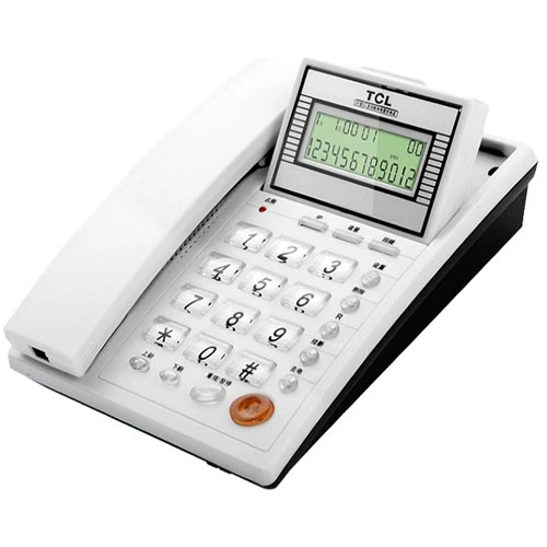 TCL37 Телефонный фиксированный телефонный сиденье в машинном отделении дома -Перезвон -беззаботный идентификатор вызывающего абонента.