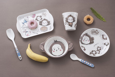 Термокружка 顺大美耐皿九角杯儿童密胺杯子水杯果汁杯比奇2猴子杯shunta16004