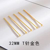 32 -мм T -недл золото 10 граммов около 76 корней