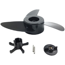 Забортный 航凯12伏45磅55磅65磅电动螺旋桨et54 et44 电动船外机推进器叶轮