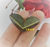 Антикварные накладки на углы, деревянная коробка, подарочная коробка, упаковка, 22×22мм, «сделай сам»