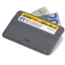 Đức Troika siêu mỏng thẻ tín dụng thiết lập ví thẻ gói sáng tạo ví giấy chứng nhận gói đa chức năng lưu trữ túi ví tiền nam Ví / chủ thẻ