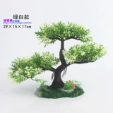 Рыба -аквариума озеленение декоративное симуляция сосны Фах