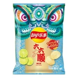 Картофельные чипсы Lay и повседневная закусочная лаймовая аромат 135 грамм