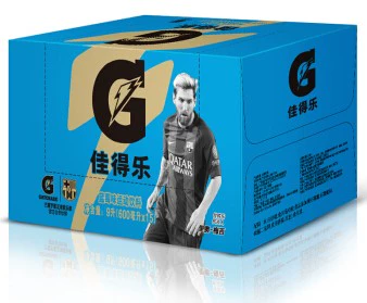 Бесплатная доставка Jiadele Gatorade Blueberry Function Спортивный напиток 600 мл*15 бутылок полной коробки