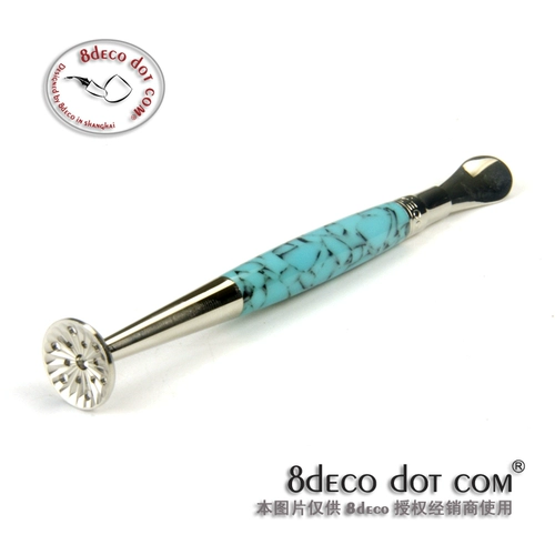 Бесплатная доставка 8deco Легендарная серия дымовой ведро пресса Ackli Lake Blue 2016 Новая вогнутая ложка, отрезая огонь от огня