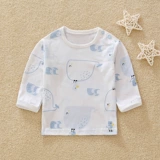 Тонкий хлопковый топ для раннего возраста, хлопковая футболка подходит для мужчин и женщин для девочек, летняя детская пижама