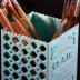 Dụng cụ vẽ móng tay Dụng cụ giữ bút Hộp lưu trữ Bàn chải Mỹ phẩm Máy tính để bàn Hộp lưu trữ nghệ thuật làm móng Dụng cụ làm móng tay Thanh cọ - Công cụ Nail