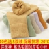 Vớ nữ dày ấm mùa thu và mùa đông Vớ cotton Hàn Quốc terry trong ống Nhật Bản mùa đông tuyết rộng Luokou cộng với vớ nhung - Vớ hàng tuần