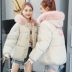 Chống mùa đặc biệt bông phụ nữ đoạn văn ngắn lỏng mỏng kích thước lớn sinh viên bông áo khoác áo khoác bánh mì Hàn Quốc dày bông quần áo Bông