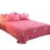 Khăn bông duy nhất mảnh dễ thương phim hoạt hình cô gái ký túc xá sinh viên độc thân giường 1,2 1,5 m giường 珮奇 hồng lợn - Khăn trải giường thảm trải giường mùa hè Khăn trải giường