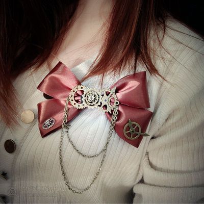 taobao agent Mechanical brooch with gears, 2021 collection, punk style, Lolita style