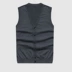 Trung niên len vest nam V-Cổ cardigan trung niên cộng với kích thước cashmere vest cha mặc áo len tuổi vest áo vest khoác nam Dệt kim Vest