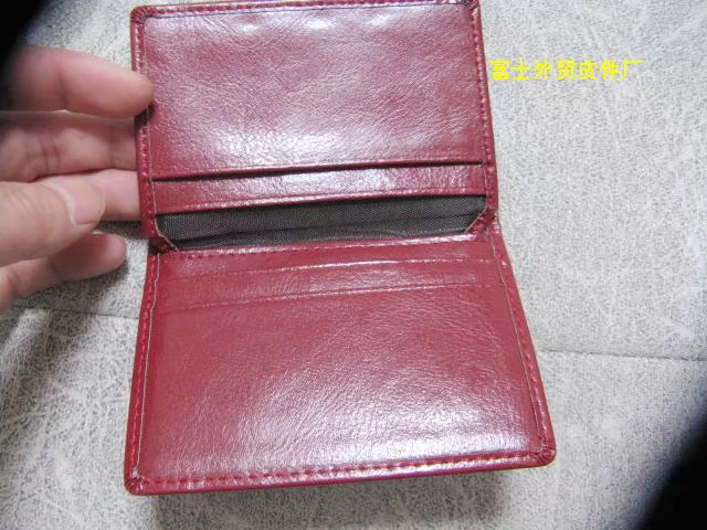 Red vương miện ex-nhà máy giá bán hot (da giấy phép lái xe) dark brown leather gói tài liệu đặc biệt cung cấp mềm pickup bag ví đựng giấy tờ cá nhân
