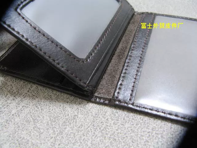 Red vương miện ex-nhà máy giá bán hot (da giấy phép lái xe) dark brown leather gói tài liệu đặc biệt cung cấp mềm pickup bag