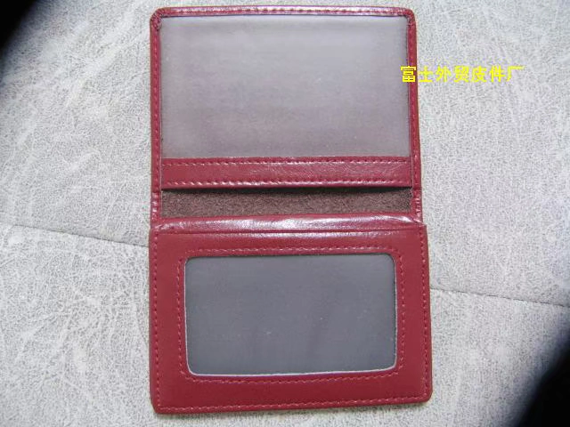 Red vương miện ex-nhà máy giá bán hot (da giấy phép lái xe) dark brown leather gói tài liệu đặc biệt cung cấp mềm pickup bag