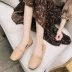 Giày đơn nữ 2018 mùa hè mới giúp đỡ thấp phụ nữ mang thai văn học phẳng đáy mềm không trượt từ khóa y tá peas giày thủy triều