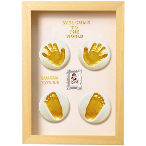 Сувенир для новорожденных для младенца, детские отпечатки рук и ног, отпечаток рук, чернильная подушечка, фоторамка, «сделай сам»
