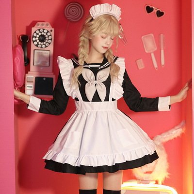 taobao agent Japanese sexy uniform, long sleeve, cosplay, Lolita style