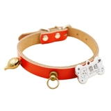 Индивидуальный кожаный чокер, ожерелье, колокольчик, делается под заказ