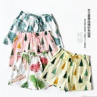 Của phụ nữ bông gạc quần nhà quần short Nhật Bản lỏng nhà phần mỏng đồ ngủ cotton mùa hè mặc có thể được đeo bộ mặc nhà trung niên