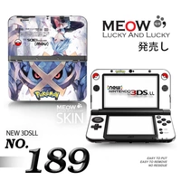 Nhãn dán máy giảm đau 3DSLL MỚI Phim màu dán 3DSLL cũ Mới và cũ ba nhỏ NEW3DS Pokemon 189 - DS / 3DS kết hợp hình dán 3d cho máy chơi game