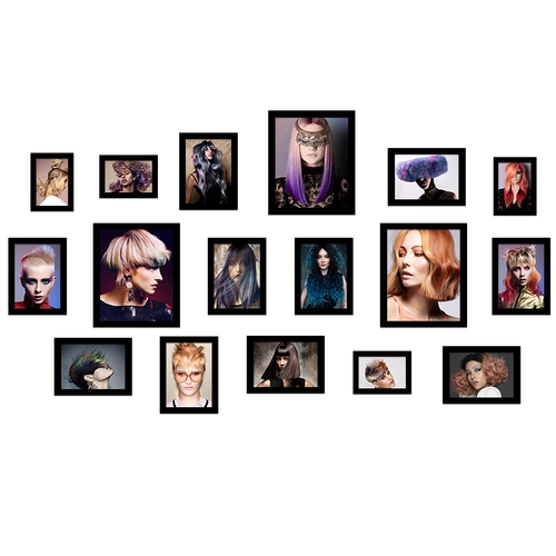 Магазин парикмахерской на стенах декоративная живопись подвесная картинка рама стена прическа картинка с парикмахером картинка редкая фона декоративная фоновая стена фоторамка