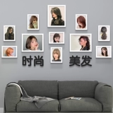 Магазин парикмахерской на стенах декоративная живопись подвесная картинка рама стена прическа картинка с парикмахером картинка редкая фона декоративная фоновая стена фоторамка