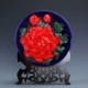 10 -раздача высокого уровня, сидящий большой цветочный цветок красный пион