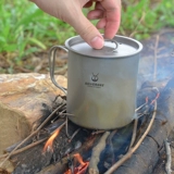 Silver Ant Single -Layer Pure Titanium Water Cup Cuping Coffee Cufe Cufe Cup Cup Can Can Water Cup Cup Zicheng Titanium Cup Titanium Titanium Marker Cup