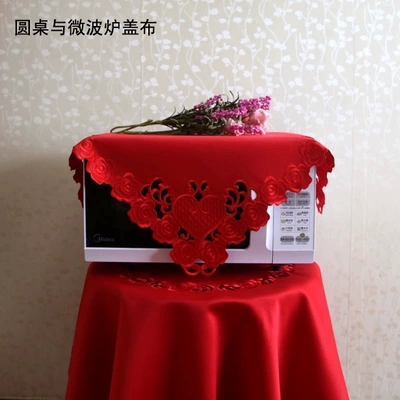 Свадьба Hi Celebration Tablecloth Big Red Coffee Trade Clate Clated Clate Sedail Свадебная столовая ткань европейская полая вышивка телевизора