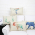 Gối gối lớn thắt lưng gối sofa văn phòng eo eo bông và vải lanh gối nai sừng tấm phong cách Bắc Âu gối ghế Trở lại đệm / Bolsters