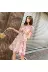 Váy voan in hè 2019 mới dành cho nữ Hàn Quốc sản phẩm mới nóng bỏng lá sen ngọt ngào một chiếc váy chữ 1829 - A-Line Váy A-Line Váy