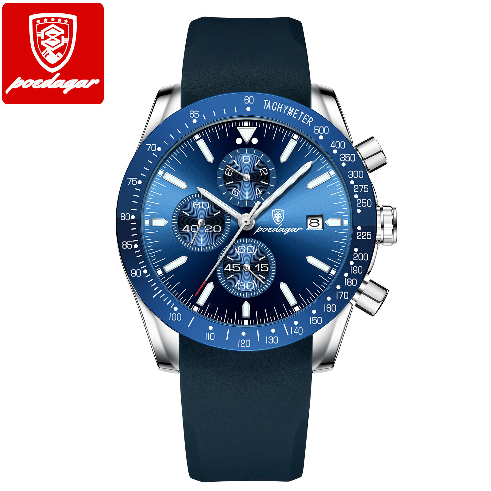 Orologio cronografo uomo impermeabile automatico meccanico affari_voghion.com