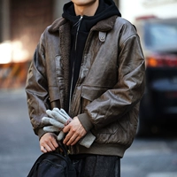 Ретро пуховик, мужская зимняя полиуретановая куртка, увеличенная толщина