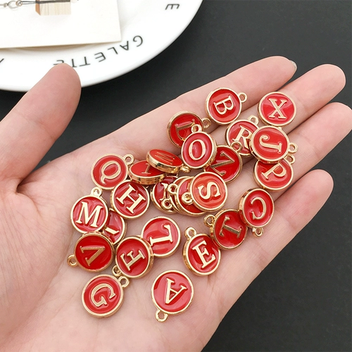 Металлическая красная подвеска, аксессуар, аксессуары