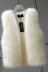 Áo vest nữ mùa đông ngắn đoạn 2018 mới giả lông cáo vest lông đỉ sang trọng vest vai dày áo ấm áo khoác lông cừu nữ Faux Fur