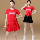 Летний хлопковый комплект, юбка, спортивный костюм