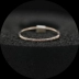 Nhật Bản và Hàn Quốc tấm vàng hồng 18K hàng kim cương nhẫn kim cương mịn màu vàng kim cương lỏng lẻo nhẫn kim cương siêu mịn nữ ngón tay trang sức