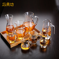 Thủy tinh rượu vang trắng rượu mát hip flask công cốc nhỏ trà biển vì lợi ích với quy mô rượu vang đặt khách sạn nhà