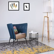 Bắc Âu căn hộ nhỏ phòng khách sofa đơn khách sạn căn hộ sofa tùy chỉnh nhà hàng khách sạn ánh sáng sang trọng đồ nội thất - Đồ nội thất thiết kế