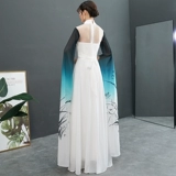 Ципао, классическое вечернее платье, костюм, длинная юбка, 2023