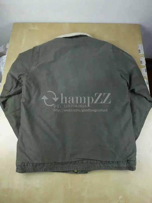 JKT Deckhand VISVIM (DMGD Chino) Куртка из шерсти и хлопка [SOLD]