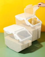 米木 Японский стиль домашний мебель влага -Проницаемый анти -загруженный рисовый ствол рисовая коробка 10/15 кг установлена
