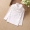 Quần áo trẻ em mới 2018 Phiên bản Hàn Quốc mùa xuân và mùa thu cho bé gái mẫu áo sơ mi trắng trẻ em cotton ve áo dài tay áo thun áo thun mùa đông bé gái